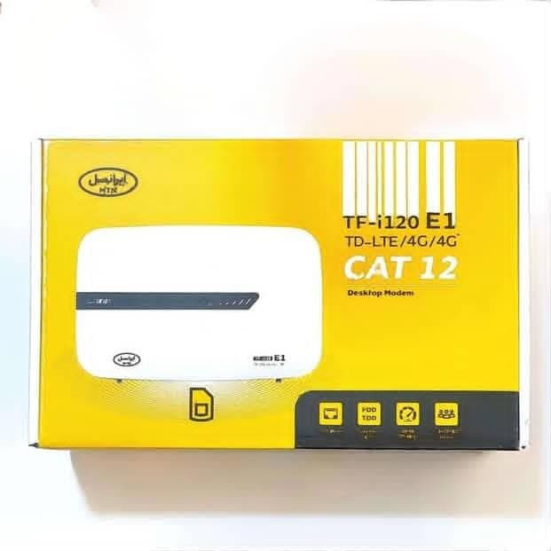 مودم4G/TD-LTE ایرانسل مدلTF-i120 E1/همراه با 50گیگ اینترنت رایگان