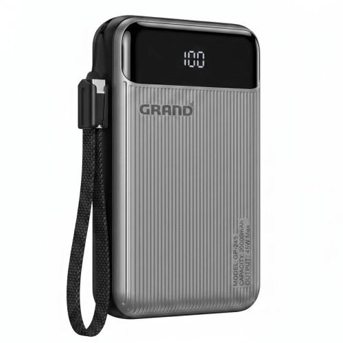 پاوربانک 45 وات گرند اسکای مدل GP-245 ظرفیت 20000 میلیآمپرساعت