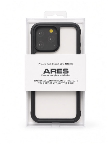 قاب گوشی K-DOO مدل Ares آیفون 15 پرومکس/ مشکی
