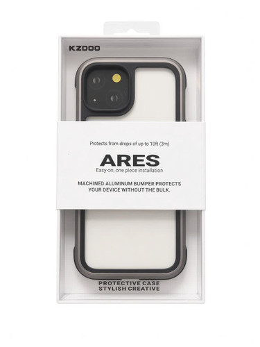 قاب گوشی K-DOO مدل Ares آیفون 15 نرمال/ تیتانیوم خاکستری