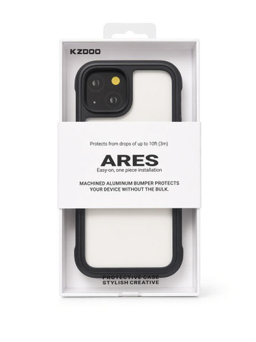قاب گوشی K-DOO مدل Ares آیفون 15 نرمال/ مشکی