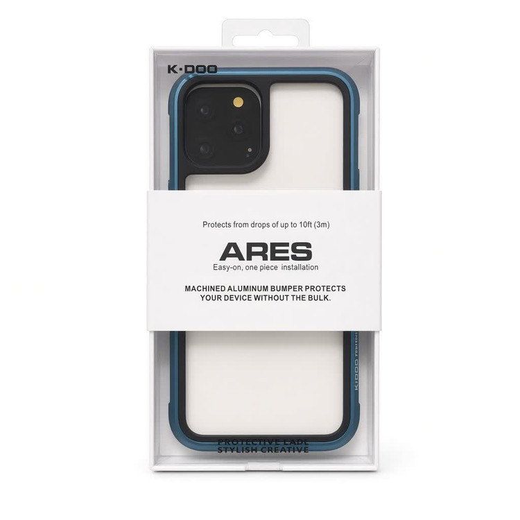 قاب گوشی K-DOO مدل Ares آیفون 12پرومکس/ آبی